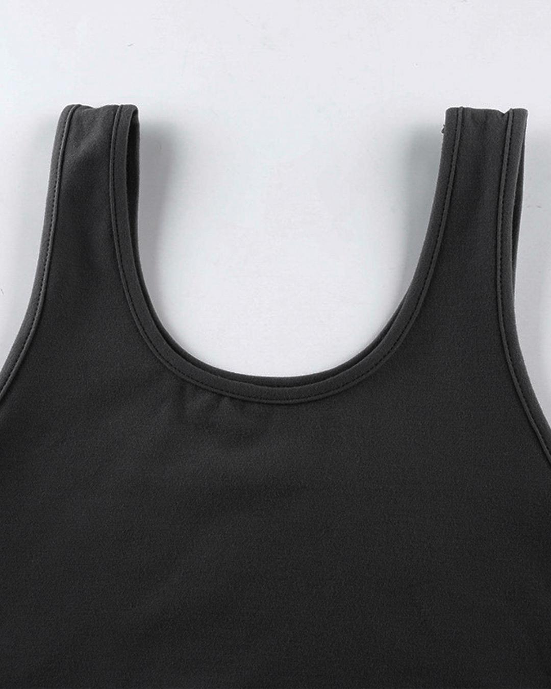 Plain Casual Solid Tank Tops