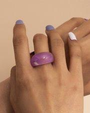 Candy Colored Hoop Ring