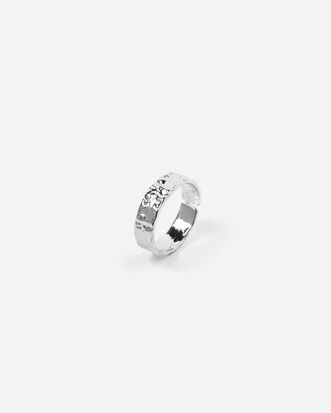 Simple Textured Wide Ring
