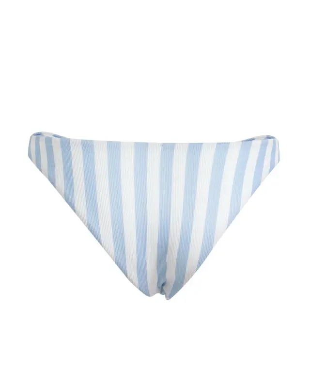 Striped Low Rise Bikini Bottom