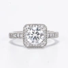 "Remember the Promise" 1 carat moissanite diamond ring
