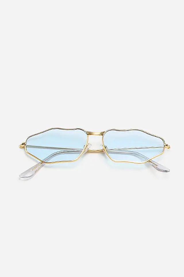 Irregular Wave Frame Sunglasses