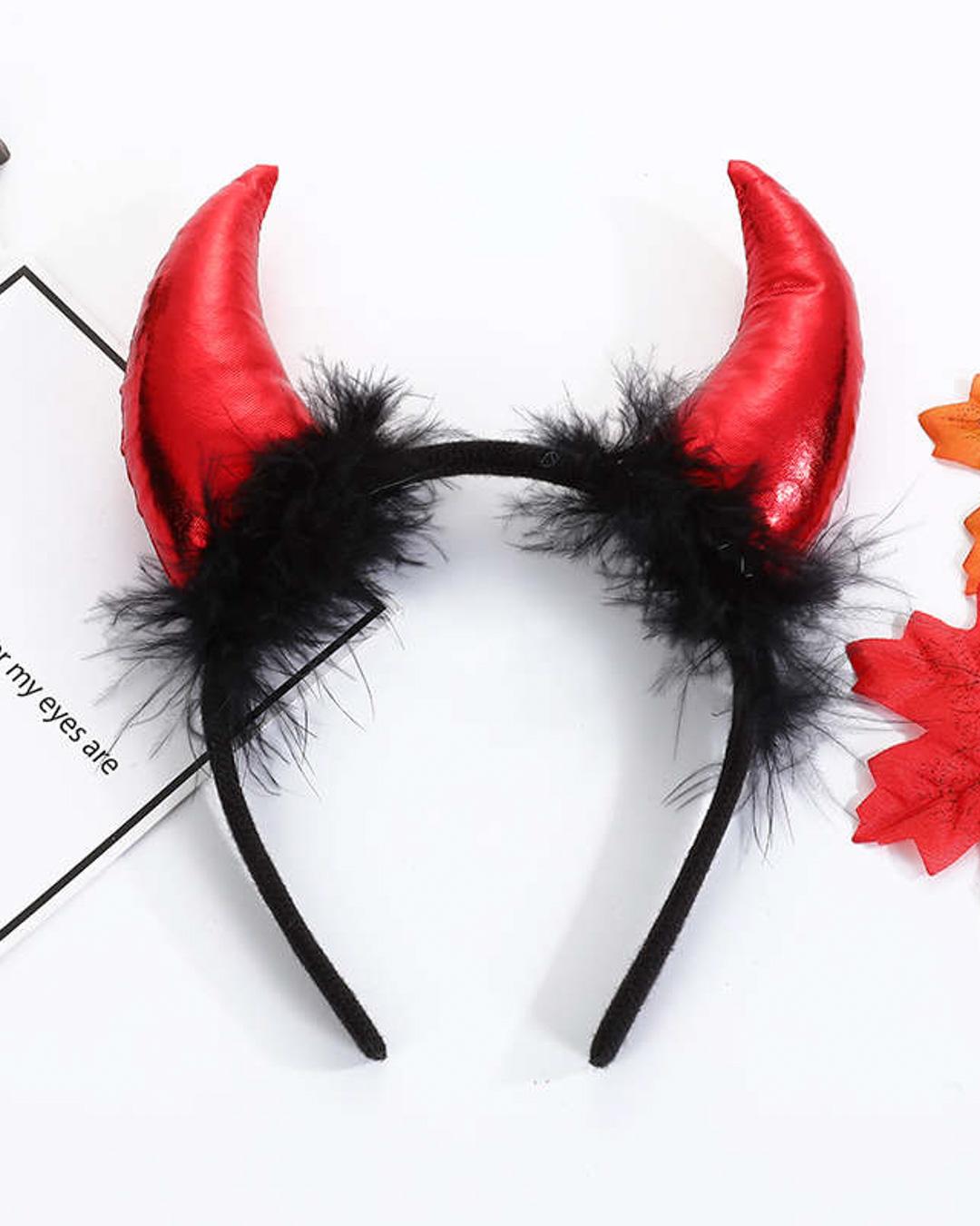 Halloween Devil Hair Hoop