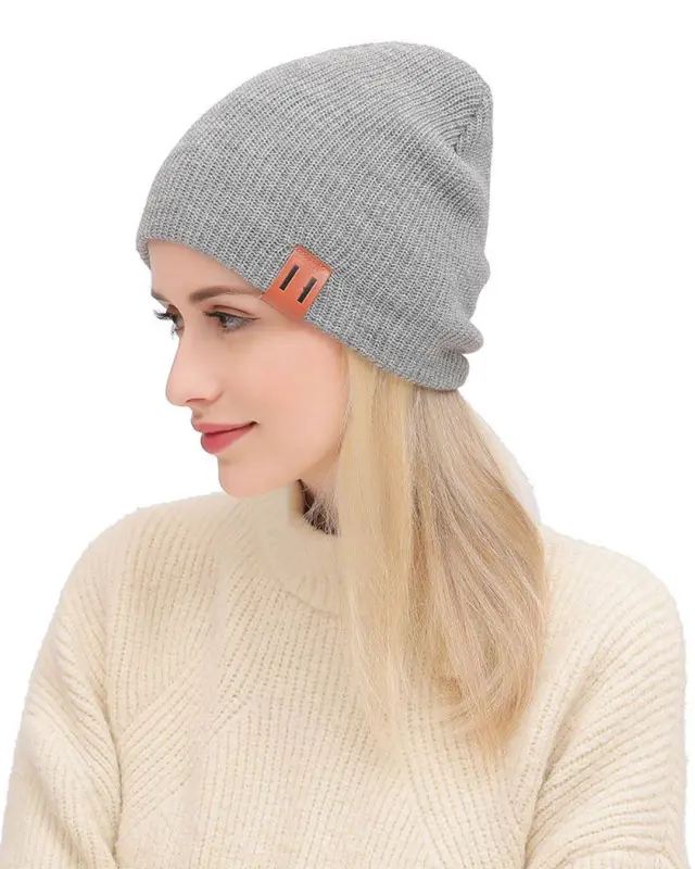 Solid Color All-match Warm Hat