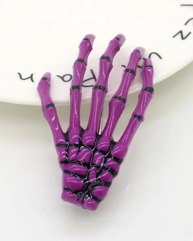 Halloween Skeleton Paw Neon Hair Accessories