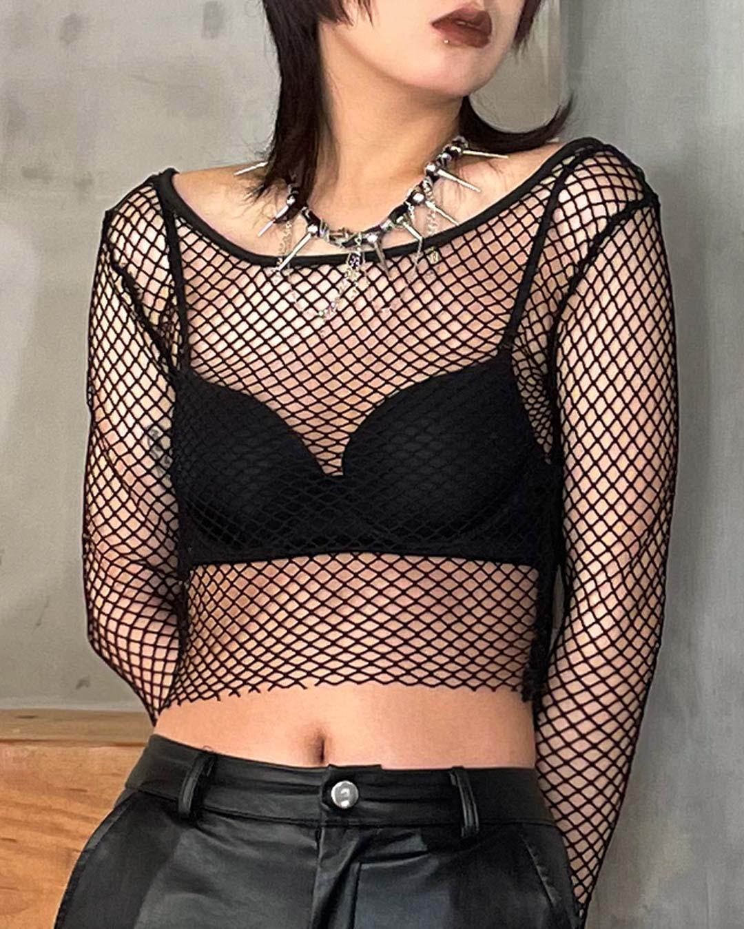 Cut-outs Cover-up Crop Tops