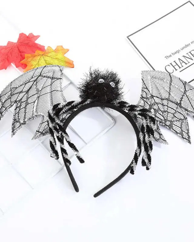 Halloween Bat Spider Headband