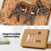 Moose Wooden Animal Statues, for Home Desktop & Room Wall Decor, Gift for Christmas, New Year