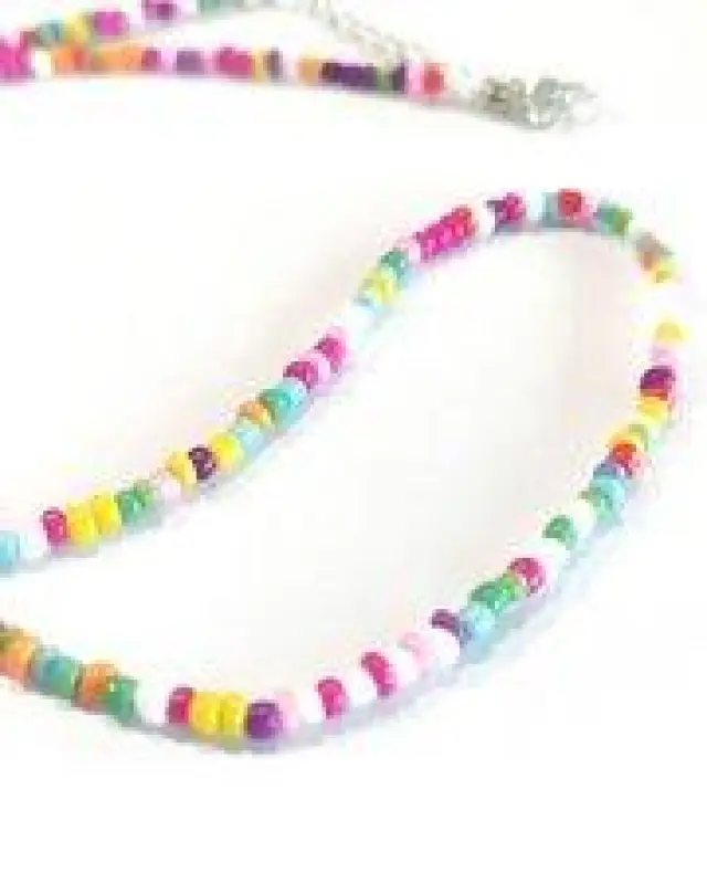 Casual Daily Plastic Women Beaded Necklace