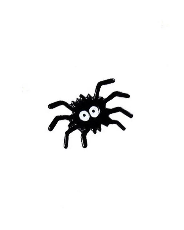 Halloween Black Spider Studs
