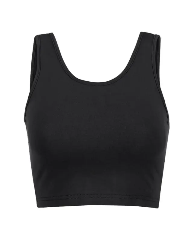 Plain Casual Solid Tank Tops