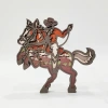 Western cowboy Wooden Carving Gift,Suitable for Home Decoration,Holiday Gift