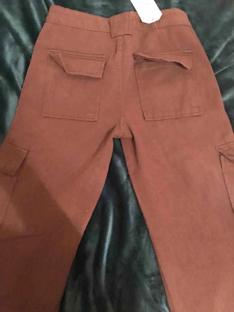 Mid-rise Flap Pocket Cargo Jeans