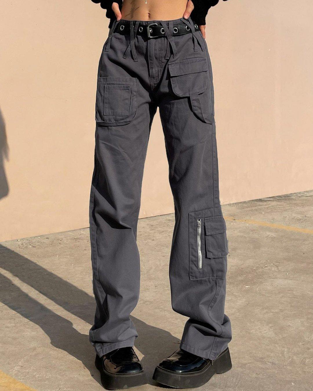 Pocket Casual Casual Straight Cargo Pants