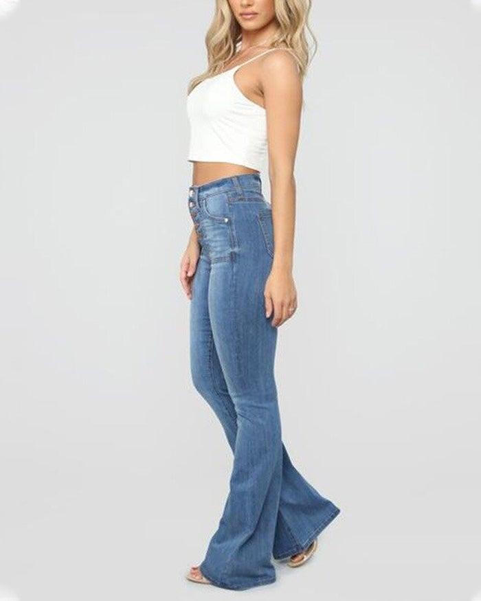 Casual Stretch Flare Women's Jeans